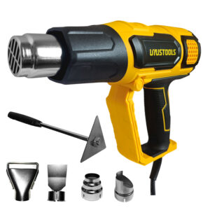 Pistola de Calor Aire Caliente UYUSTOOLS UY-PSC02-2000 2000W 60/350/600°C Dobla Tubos