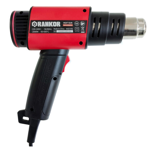 Pistola Calor Rankor RHG200002 lado derecho