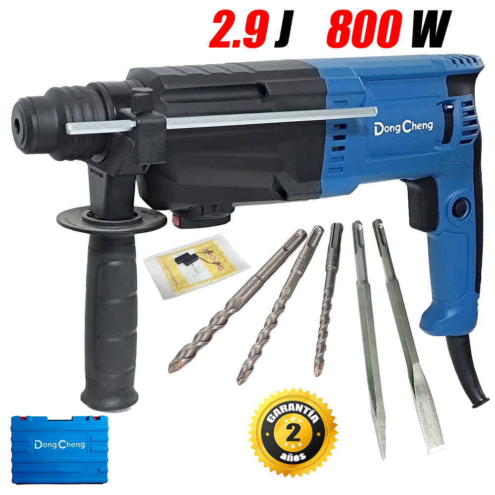 Rotomartillo SDS-Plus Dongcheng DZC06-26 800W 2.9J 26mm 3 Funciones