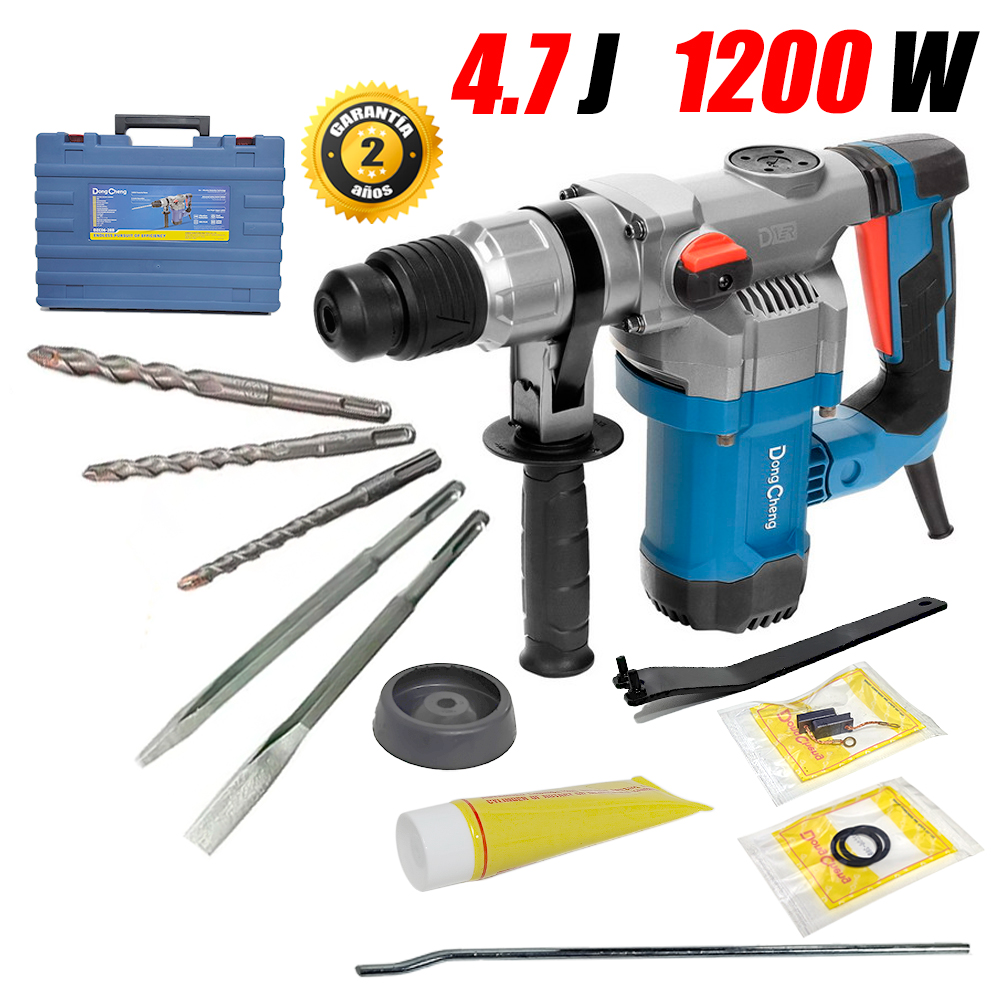 Rotomartillo SDS-Plus Dongcheng DZC06-28B 1200W 28mm 4.7J 4.7kg