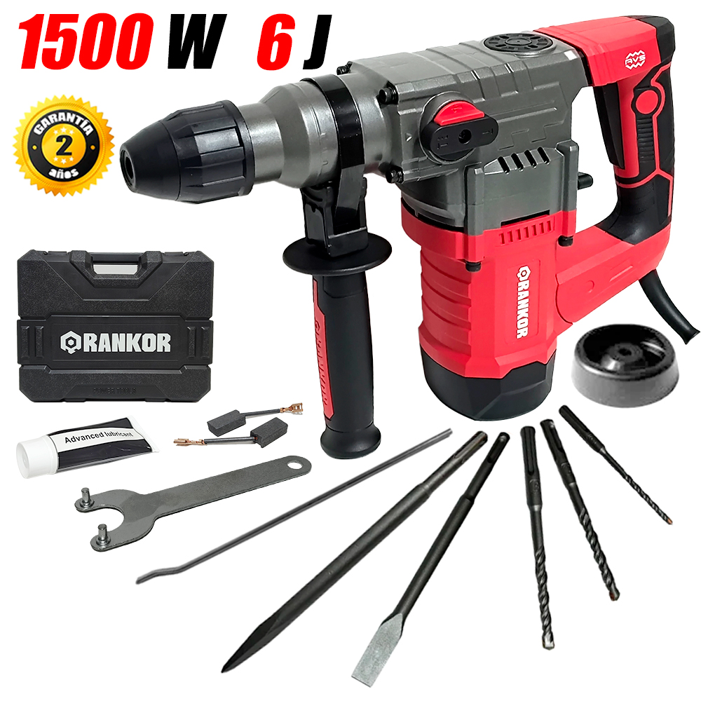 Rotomartillo SDS-Plus Rankor RH150001 1500W 32mm 6J 5kg