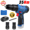Taladro Percutor 12V DCJZ23-10iEK 35Nm 2Bat x 2Ah Brushless
